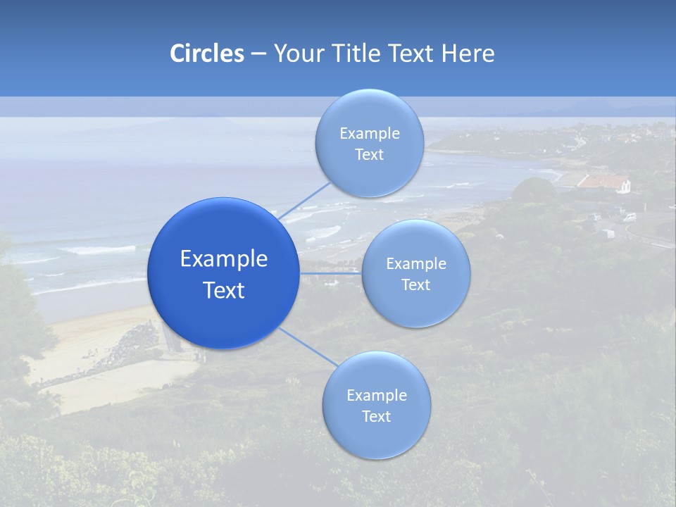 Cliffs Sky Water PowerPoint Template