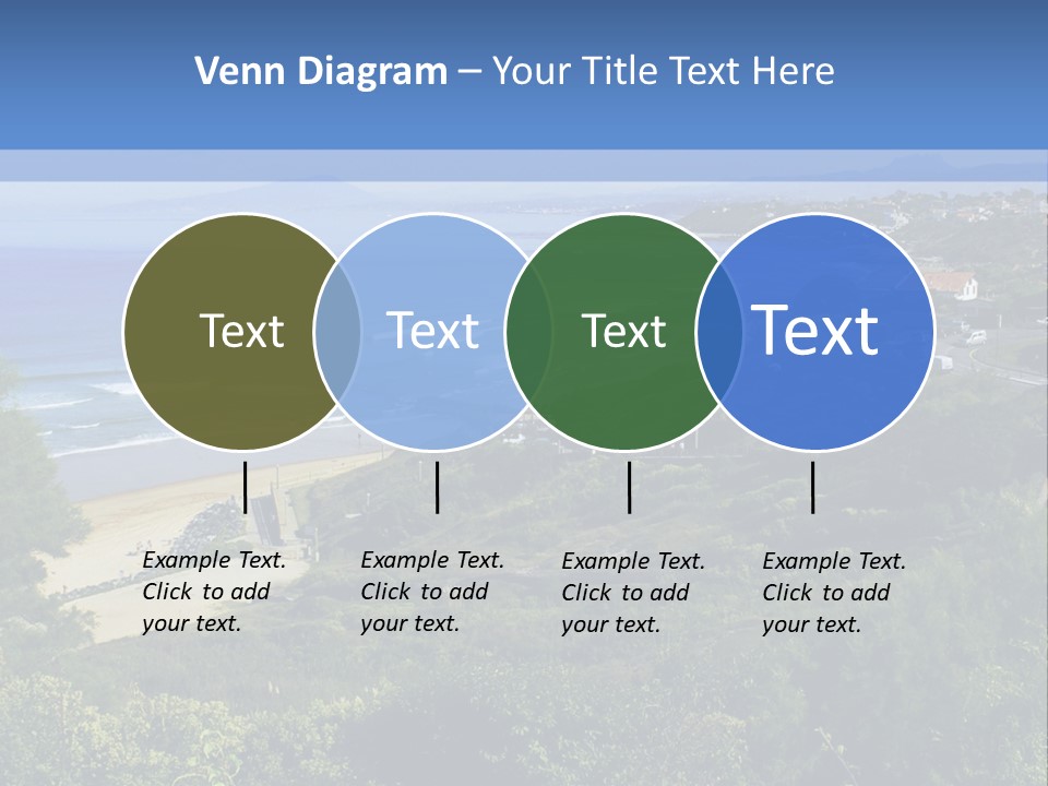 Cliffs Sky Water PowerPoint Template