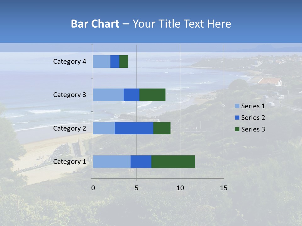 Cliffs Sky Water PowerPoint Template