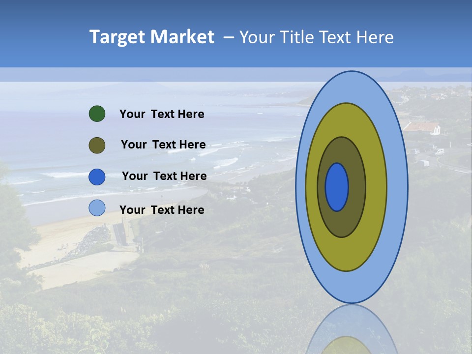 Cliffs Sky Water PowerPoint Template