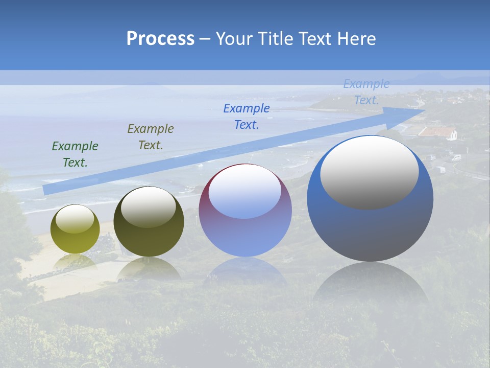Cliffs Sky Water PowerPoint Template