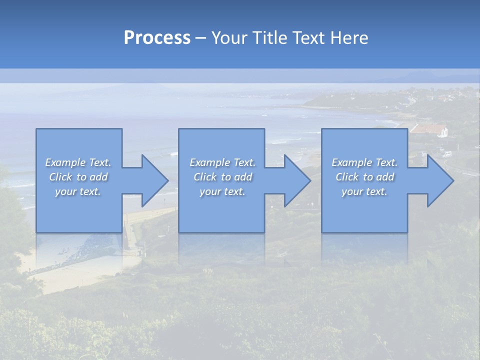 Cliffs Sky Water PowerPoint Template