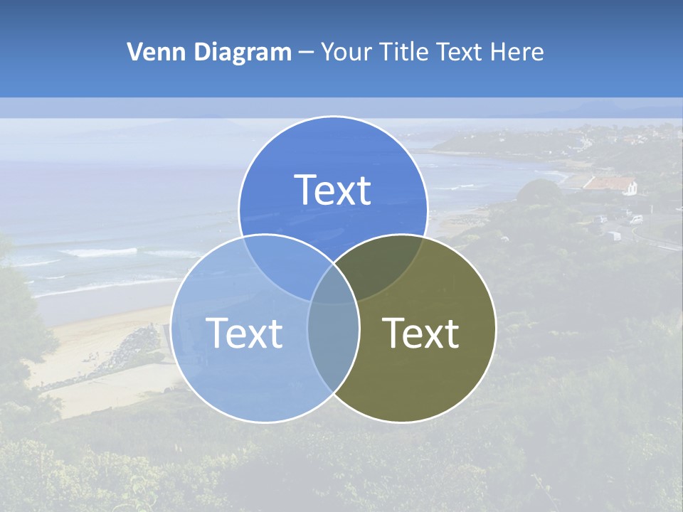 Cliffs Sky Water PowerPoint Template