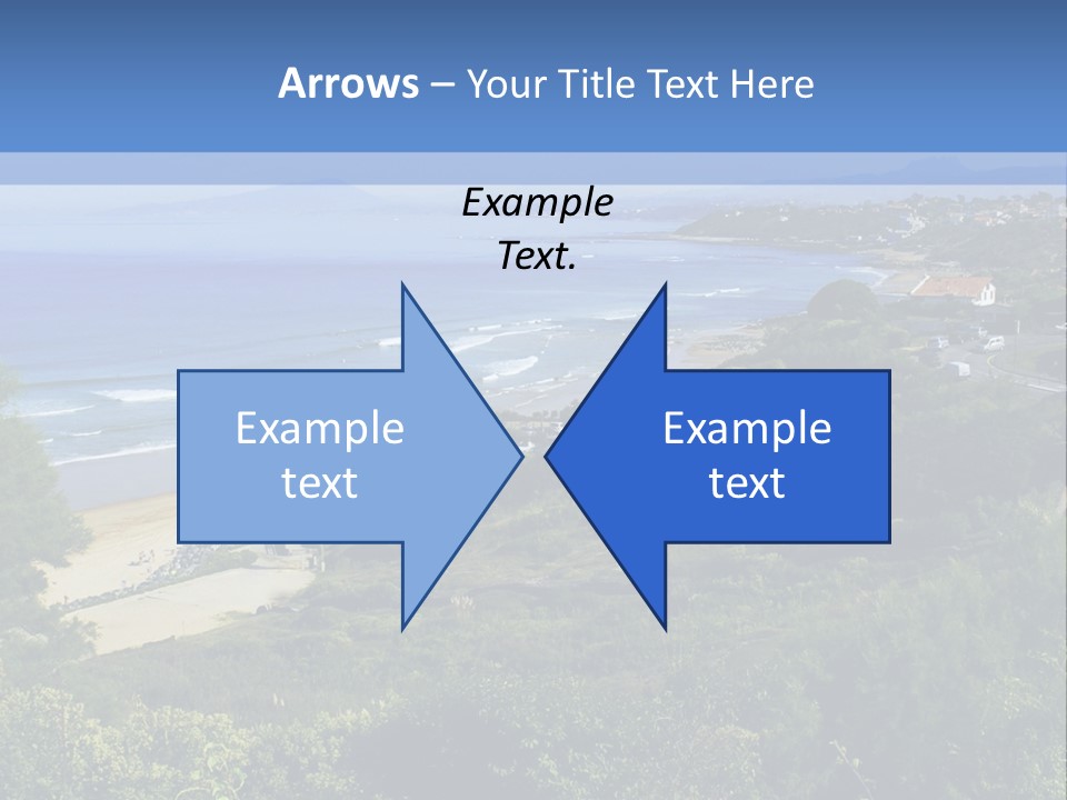 Cliffs Sky Water PowerPoint Template