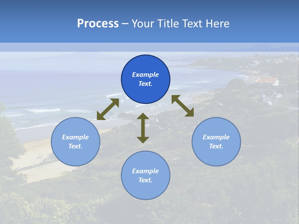 Cliffs Sky Water PowerPoint Template