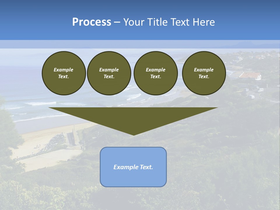Cliffs Sky Water PowerPoint Template