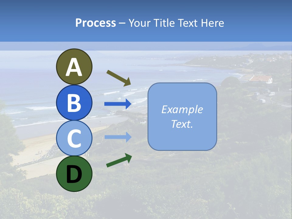 Cliffs Sky Water PowerPoint Template