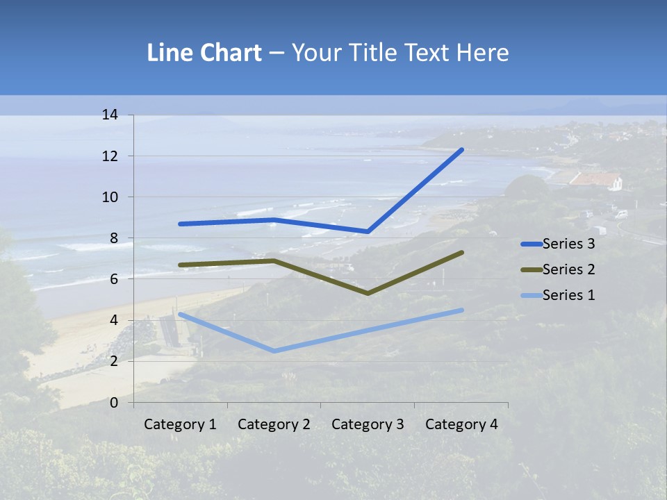 Cliffs Sky Water PowerPoint Template