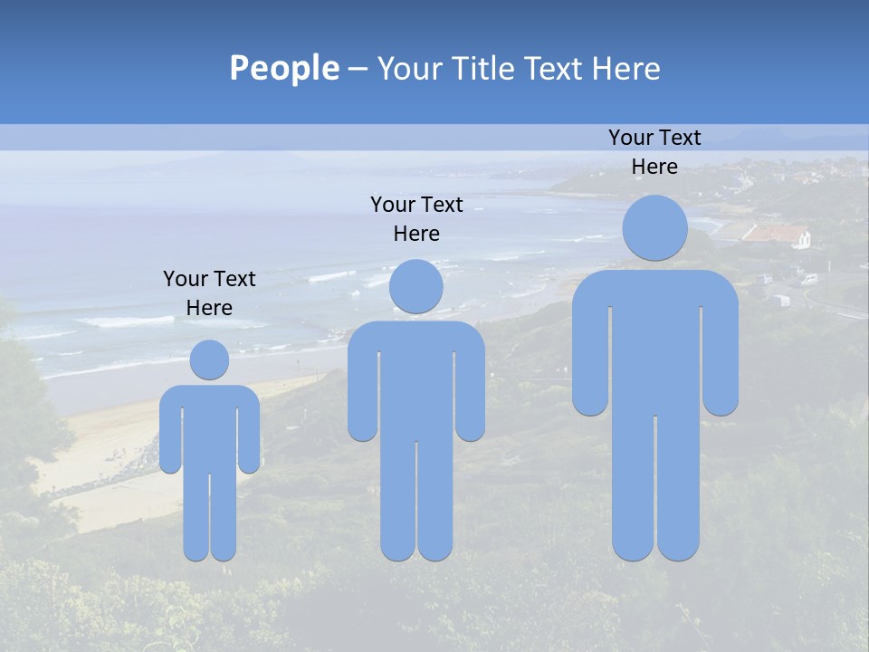 Cliffs Sky Water PowerPoint Template