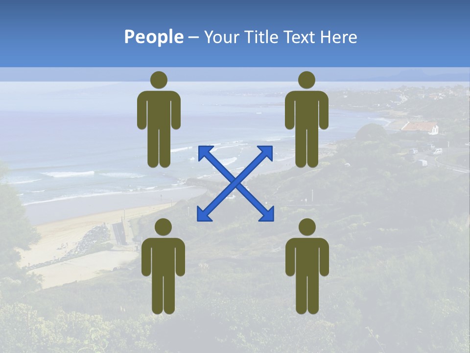 Cliffs Sky Water PowerPoint Template