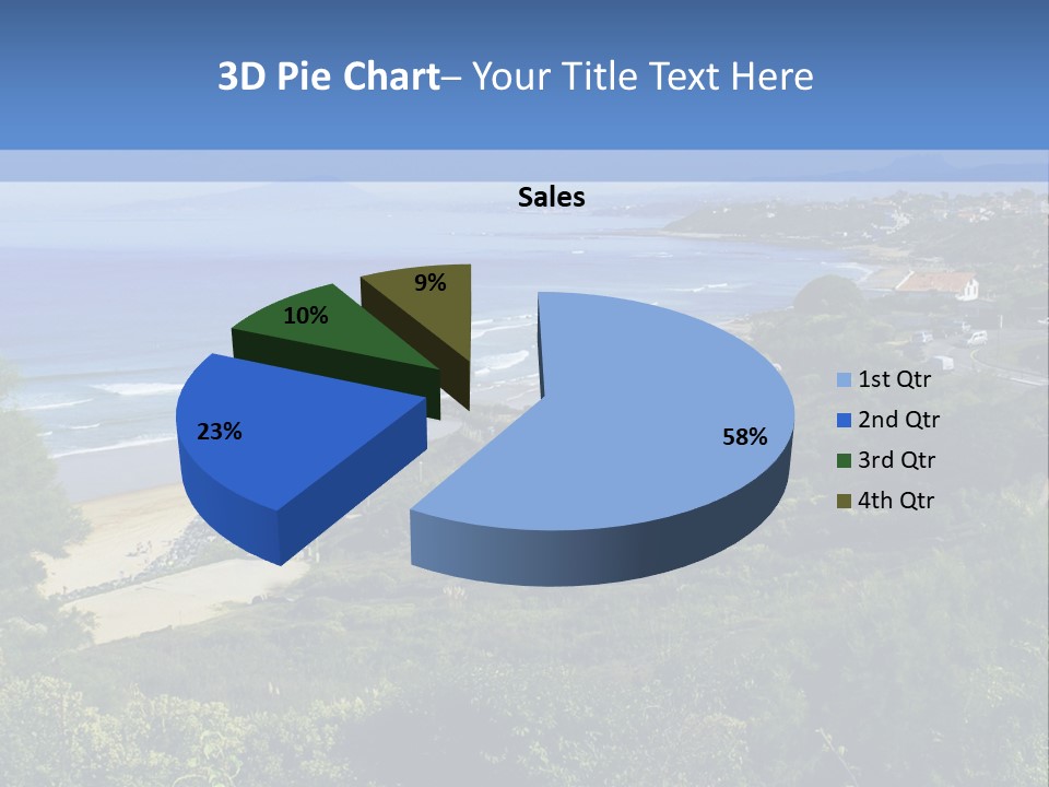 Cliffs Sky Water PowerPoint Template