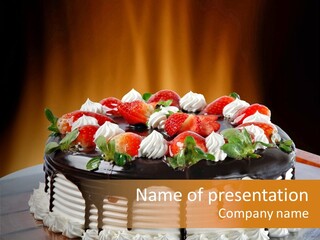 Tasty Festive Birthday PowerPoint Template