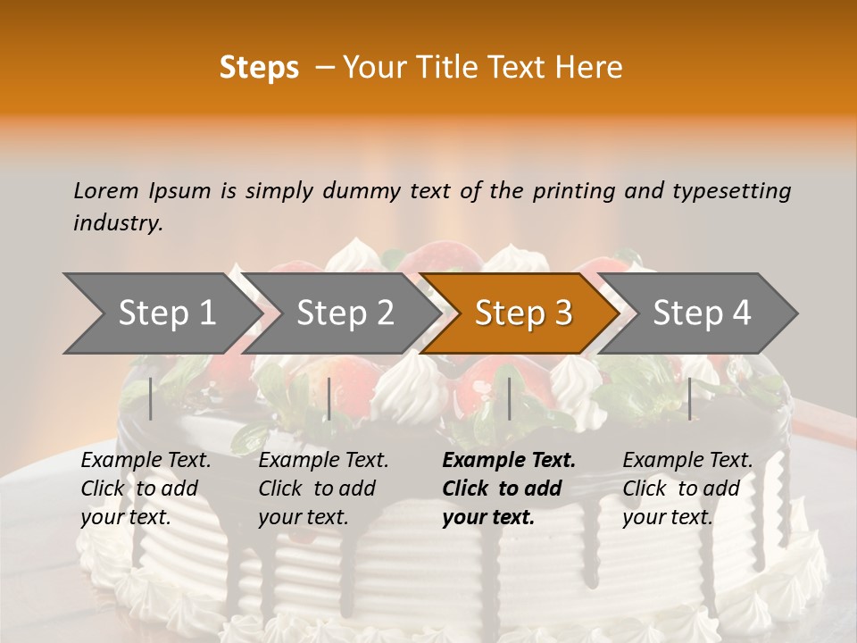 Tasty Festive Birthday PowerPoint Template