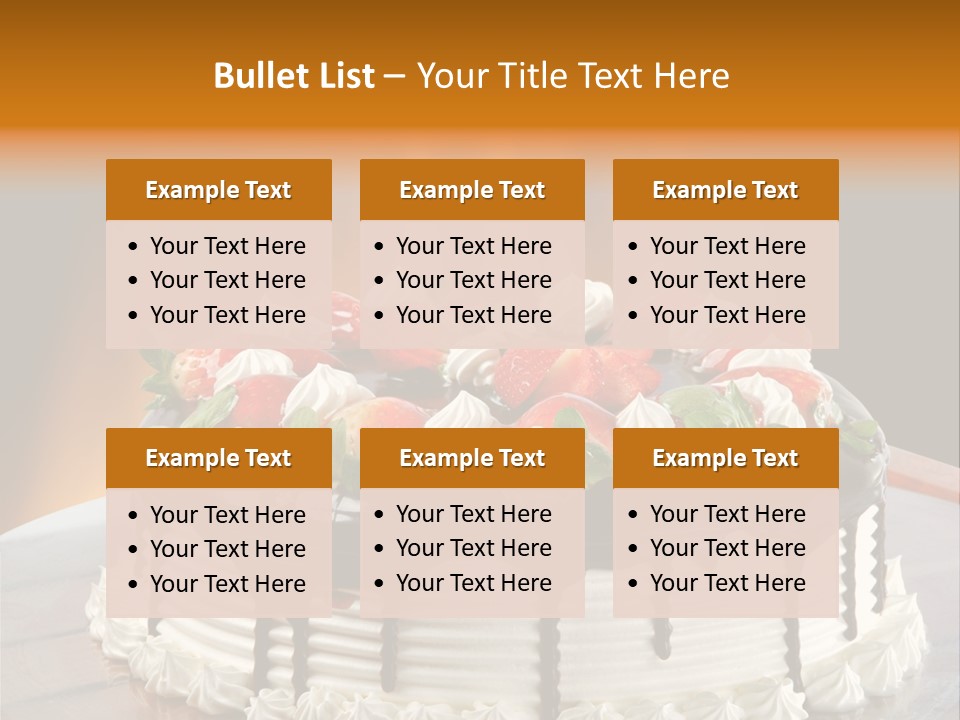 Tasty Festive Birthday PowerPoint Template