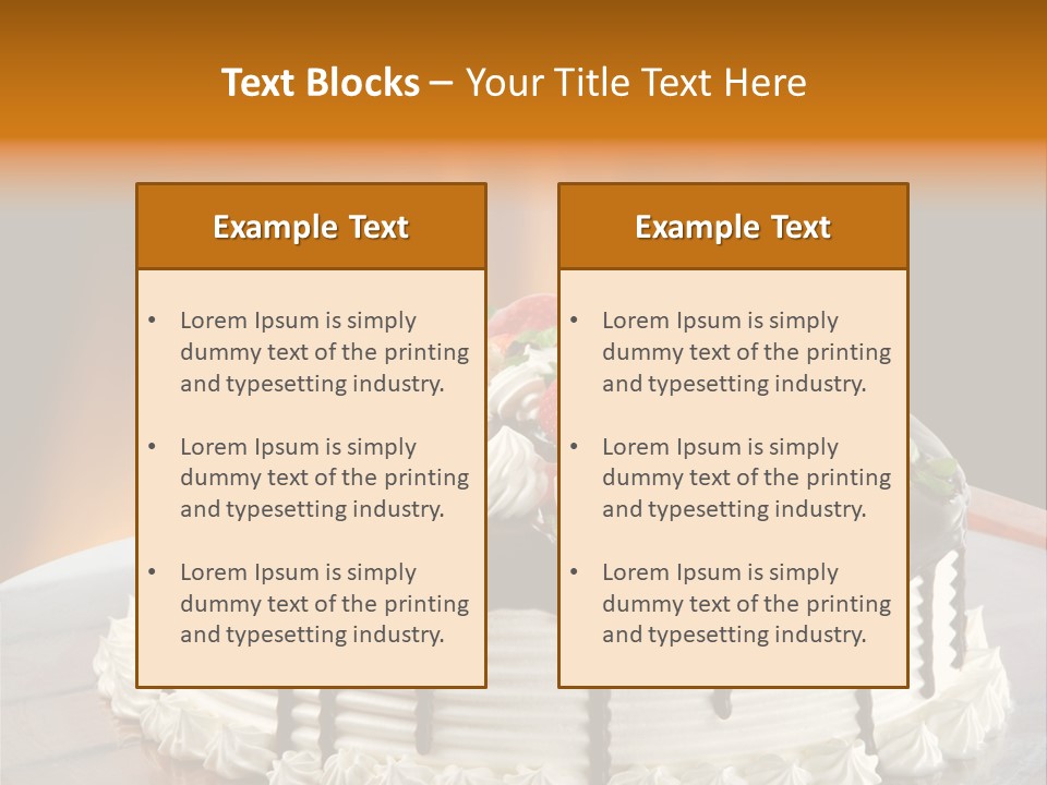 Tasty Festive Birthday PowerPoint Template