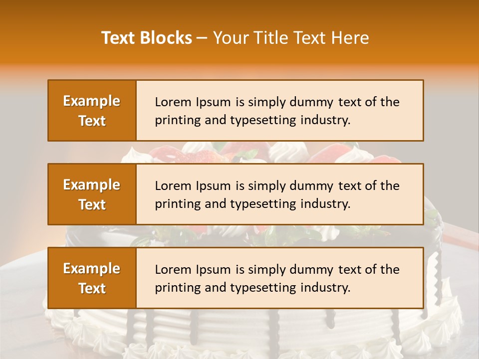 Tasty Festive Birthday PowerPoint Template