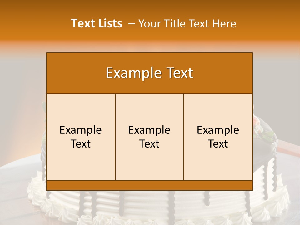 Tasty Festive Birthday PowerPoint Template