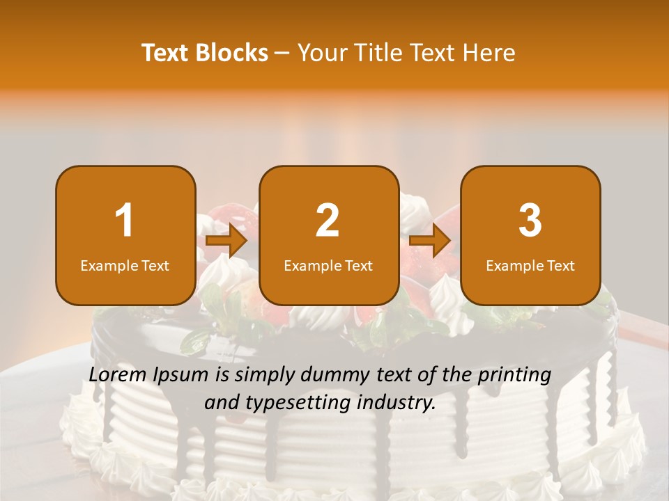 Tasty Festive Birthday PowerPoint Template