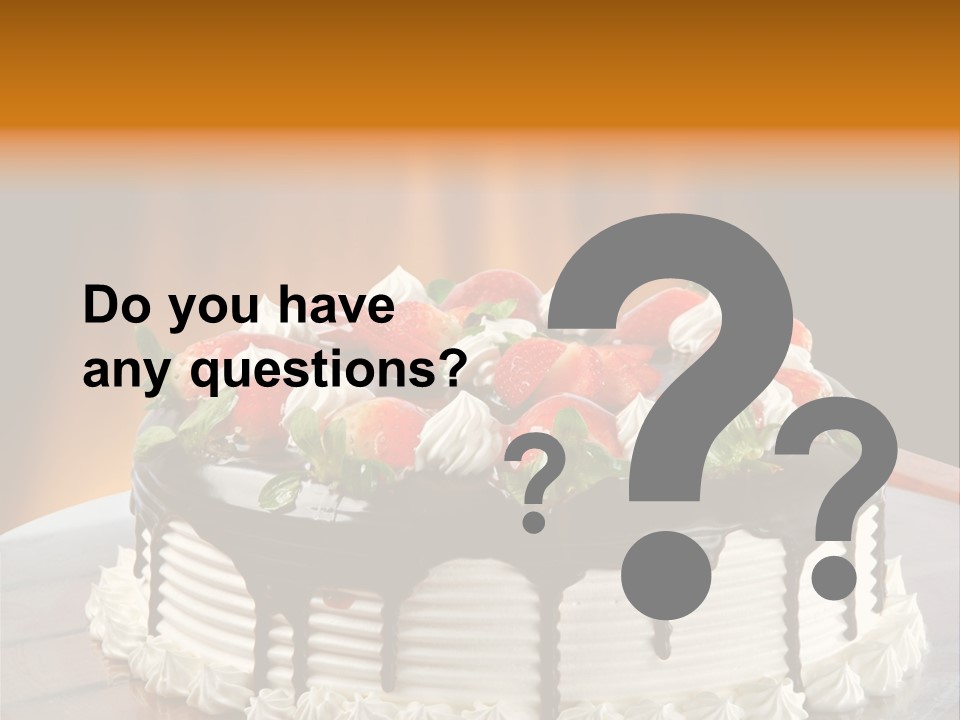 Tasty Festive Birthday PowerPoint Template