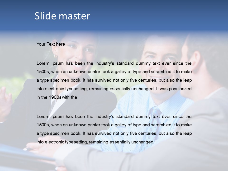 Company Teamworking Beautiful PowerPoint Template