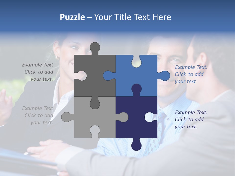 Company Teamworking Beautiful PowerPoint Template