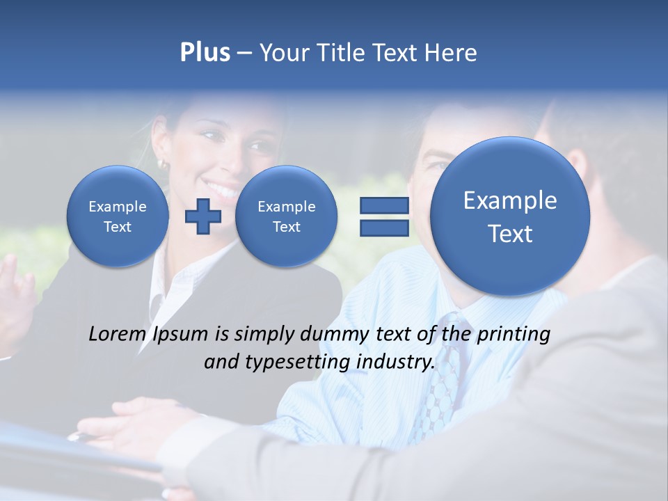 Company Teamworking Beautiful PowerPoint Template