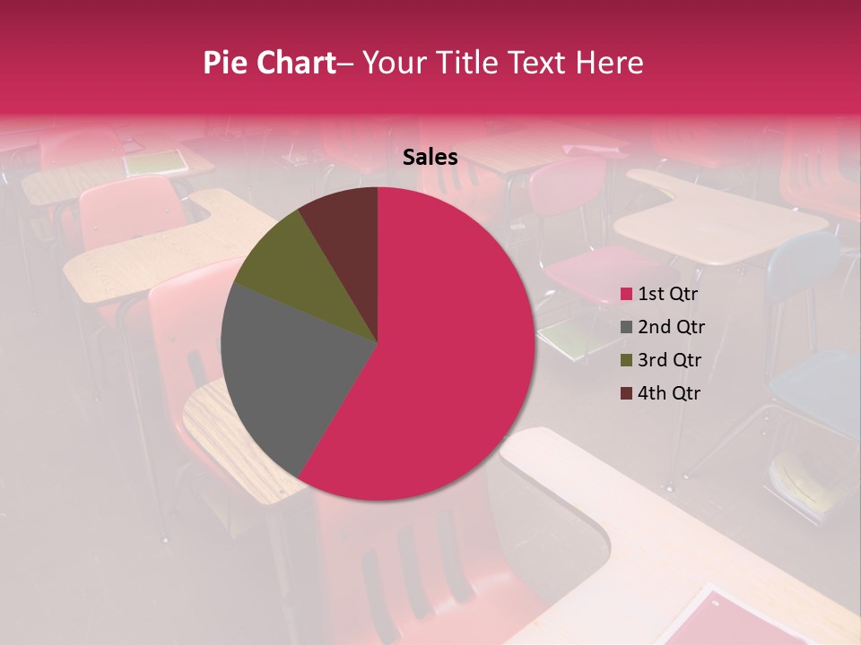Work Blackboard Projection PowerPoint Template