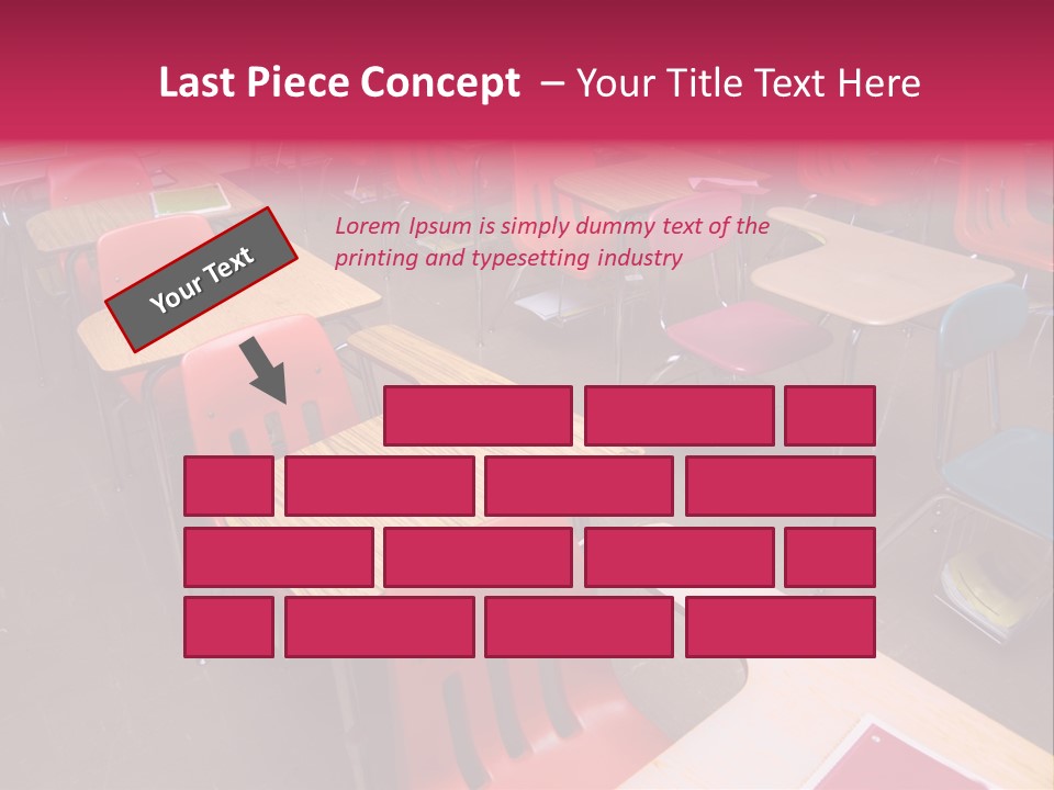 Work Blackboard Projection PowerPoint Template