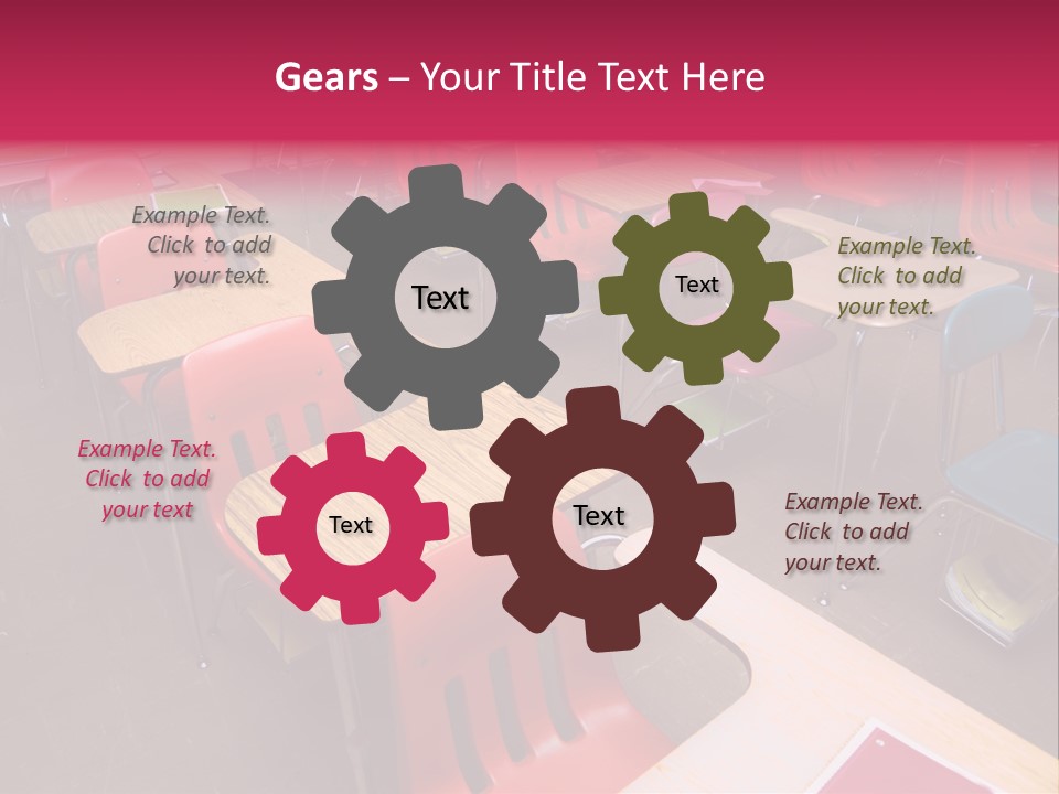 Work Blackboard Projection PowerPoint Template