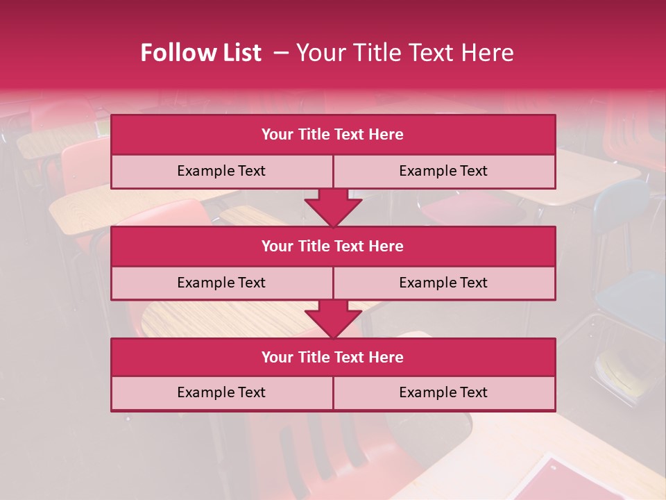 Work Blackboard Projection PowerPoint Template
