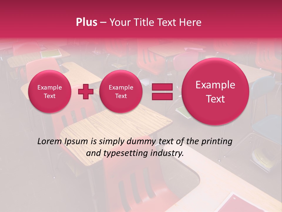 Work Blackboard Projection PowerPoint Template