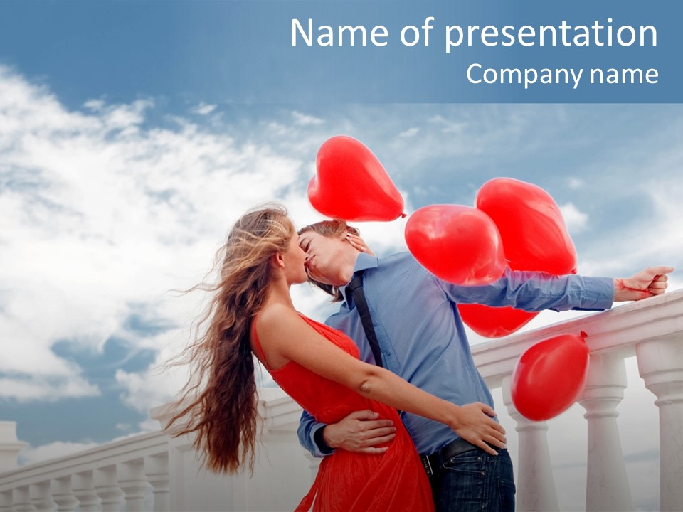 Woman Life Couple PowerPoint Template