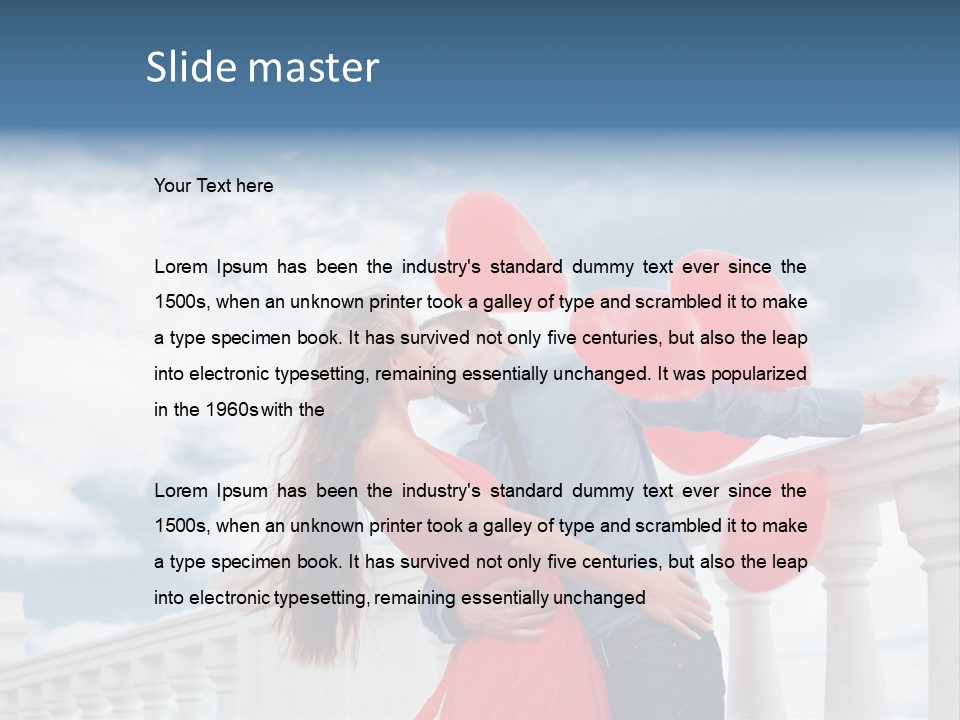 Woman Life Couple PowerPoint Template