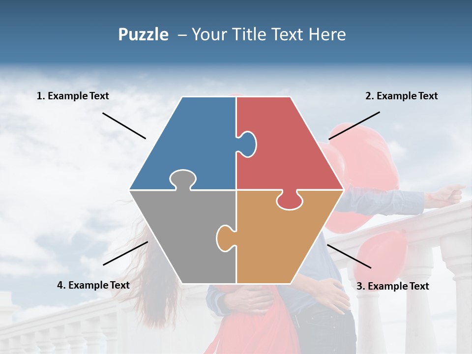 Woman Life Couple PowerPoint Template