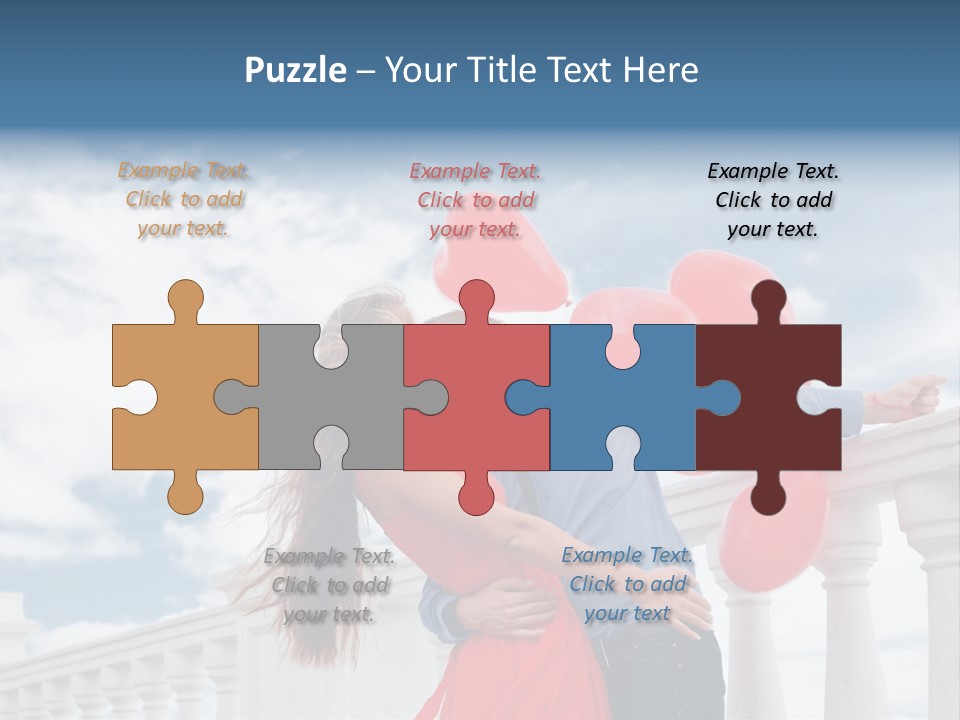 Woman Life Couple PowerPoint Template