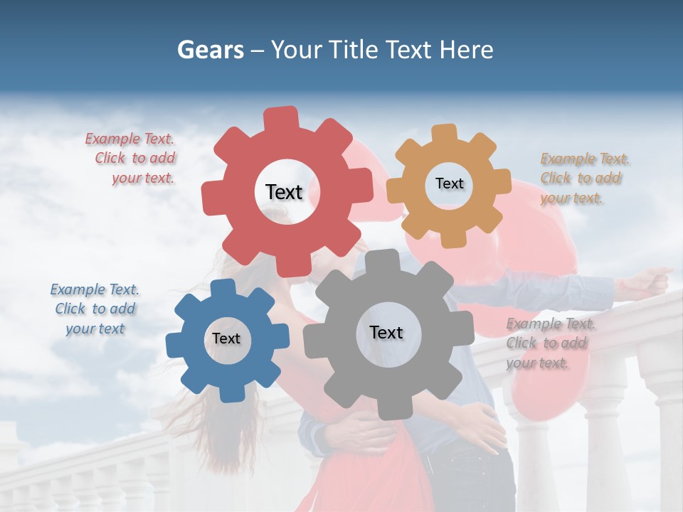 Woman Life Couple PowerPoint Template