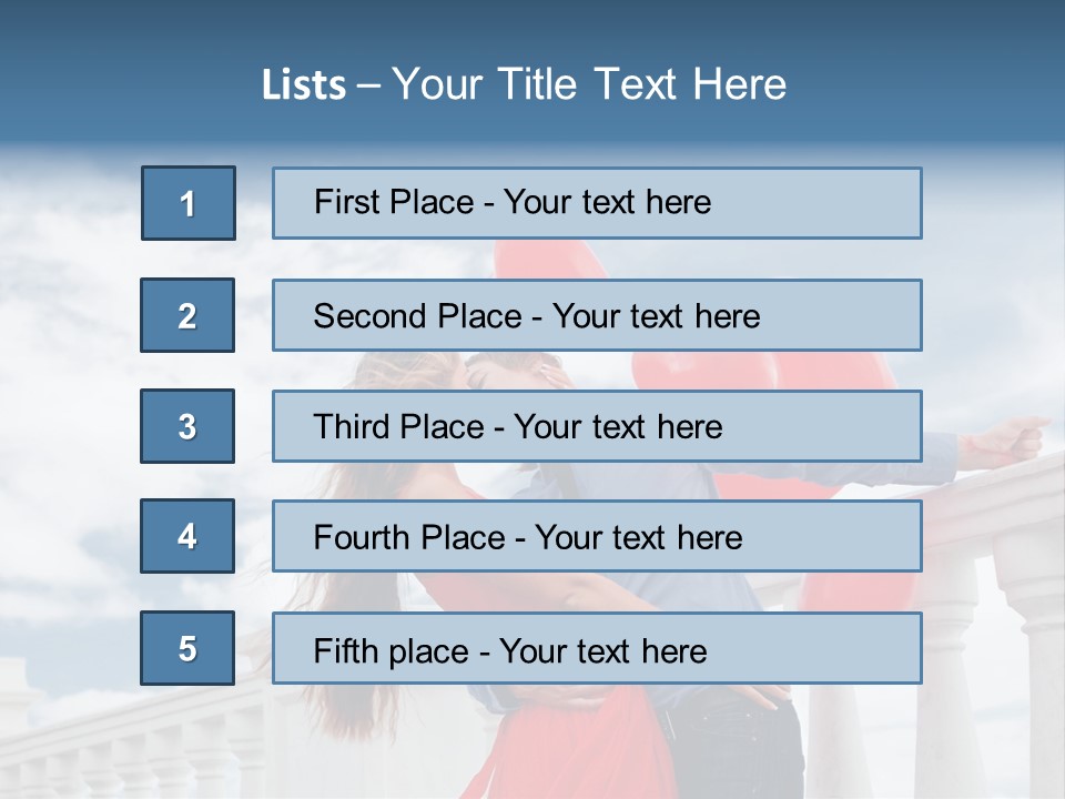 Woman Life Couple PowerPoint Template