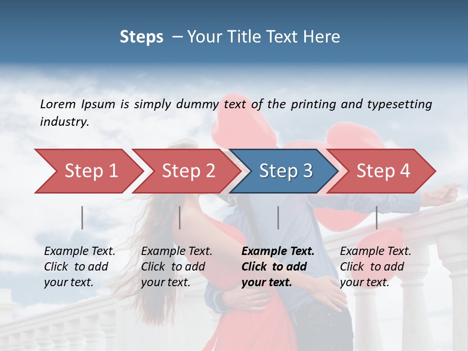 Woman Life Couple PowerPoint Template