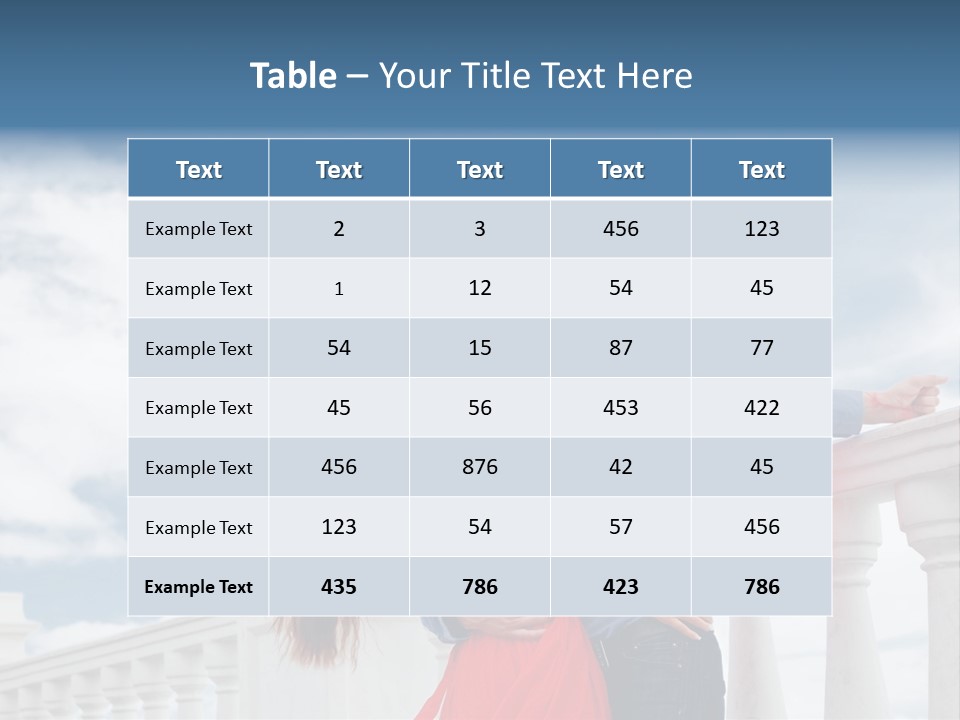 Woman Life Couple PowerPoint Template