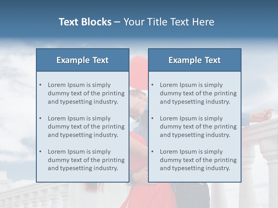Woman Life Couple PowerPoint Template