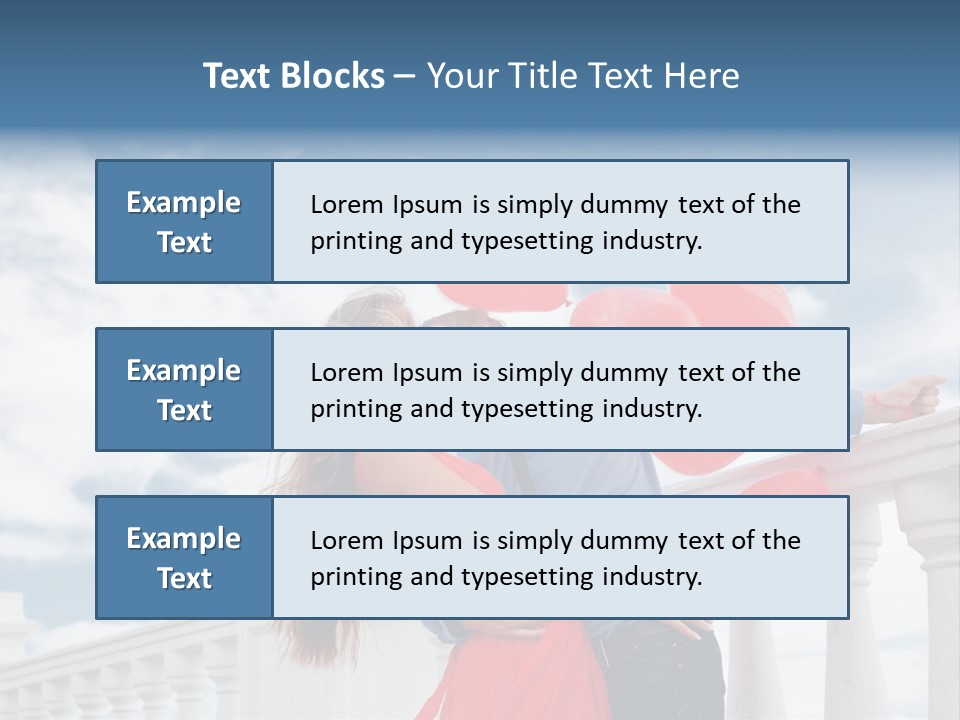 Woman Life Couple PowerPoint Template