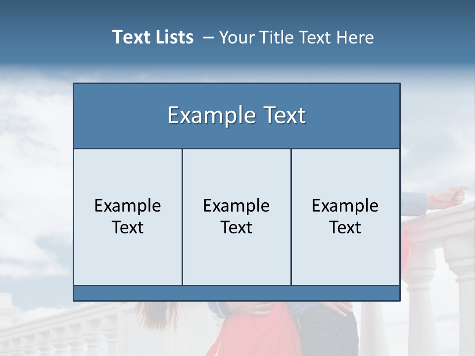 Woman Life Couple PowerPoint Template