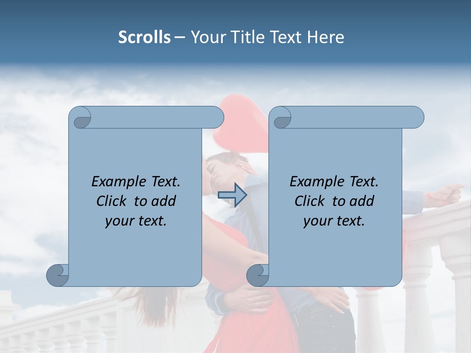 Woman Life Couple PowerPoint Template