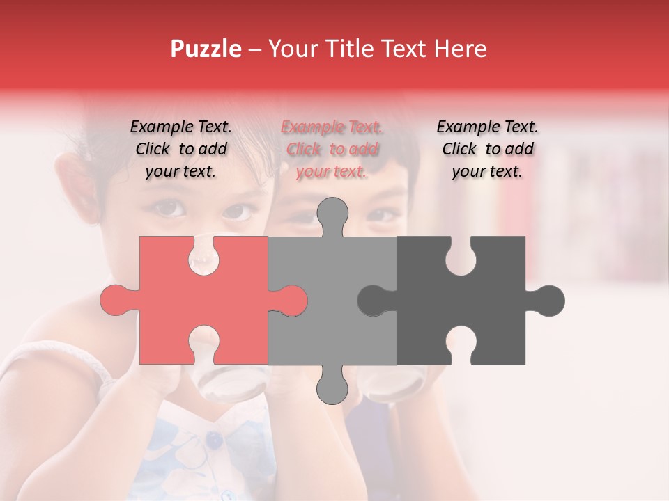 Nutrient Girl Male PowerPoint Template