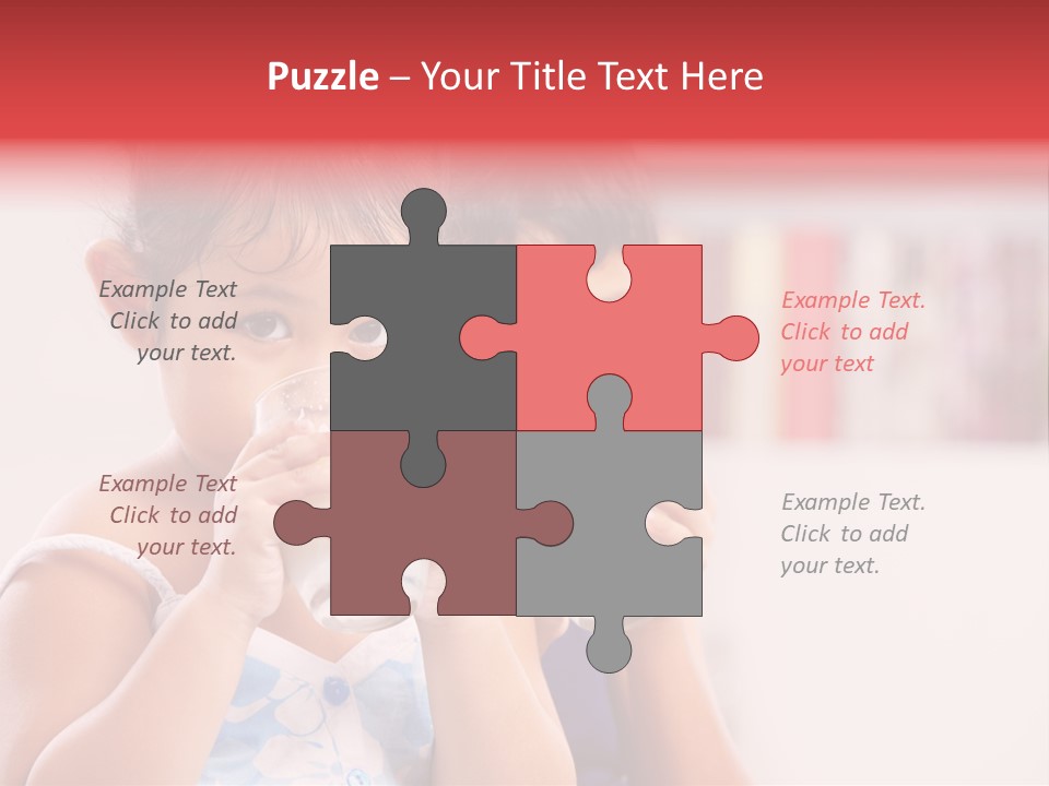 Nutrient Girl Male PowerPoint Template