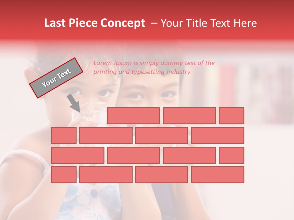 Nutrient Girl Male PowerPoint Template