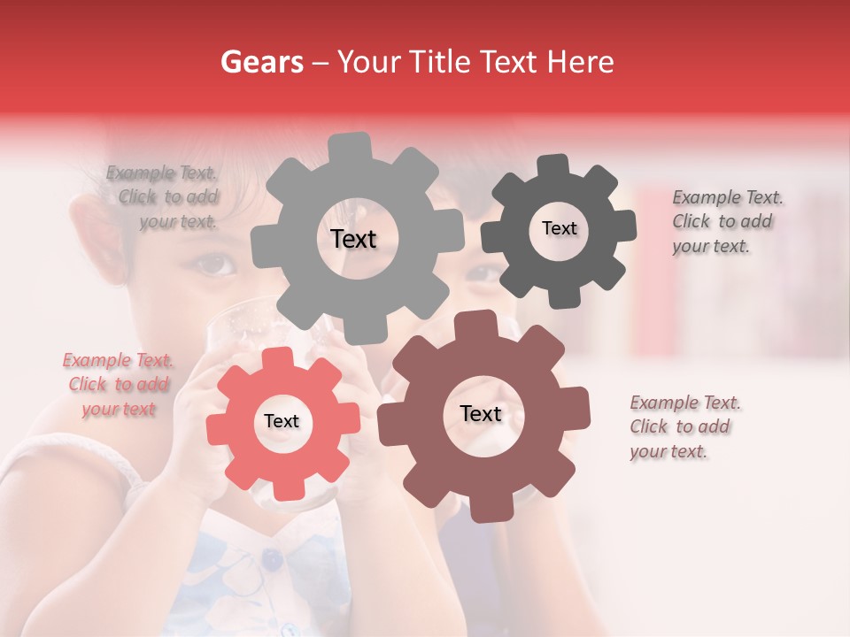 Nutrient Girl Male PowerPoint Template