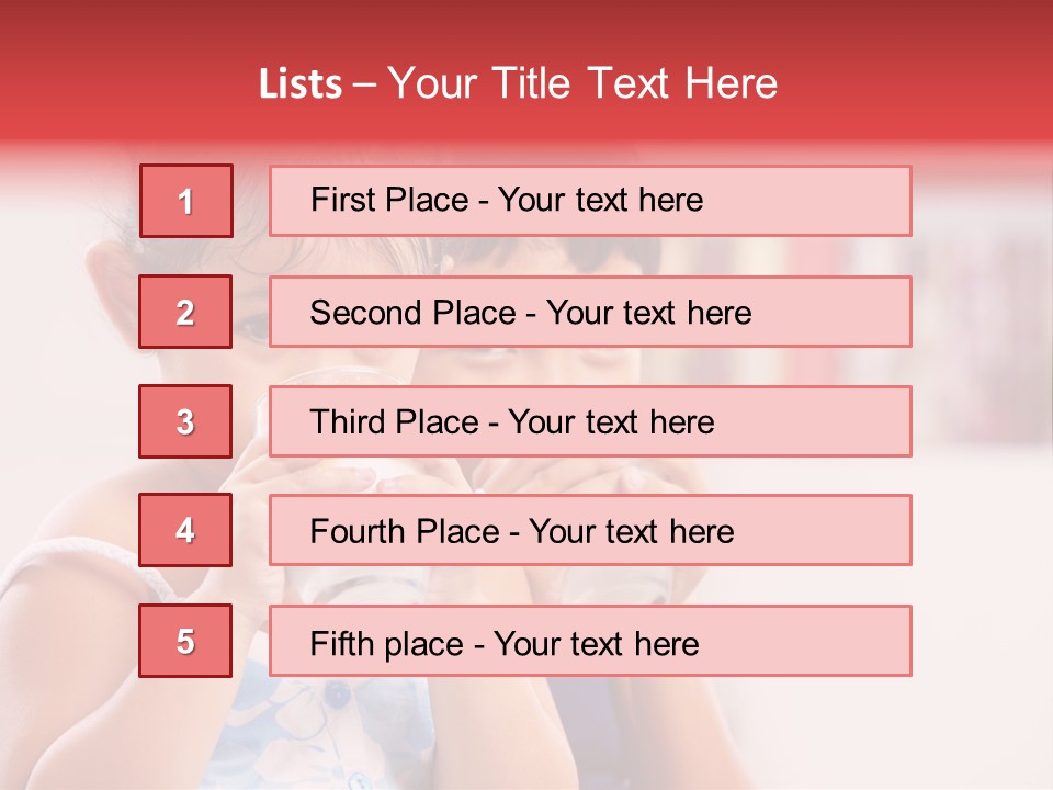 Nutrient Girl Male PowerPoint Template