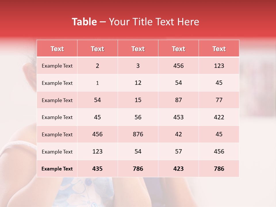 Nutrient Girl Male PowerPoint Template