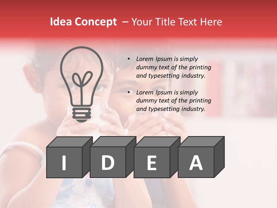 Nutrient Girl Male PowerPoint Template